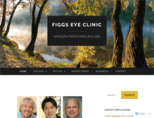 Tablet Screenshot of figgseyeclinic.com